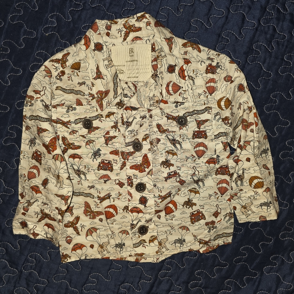 Boys Banana Republic Baby Multicolor Patterned Shirt